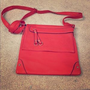 Red crossbody purse NWT